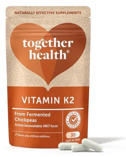 Together Health's Vitamin K2 Food Supplement - 1x30Caps