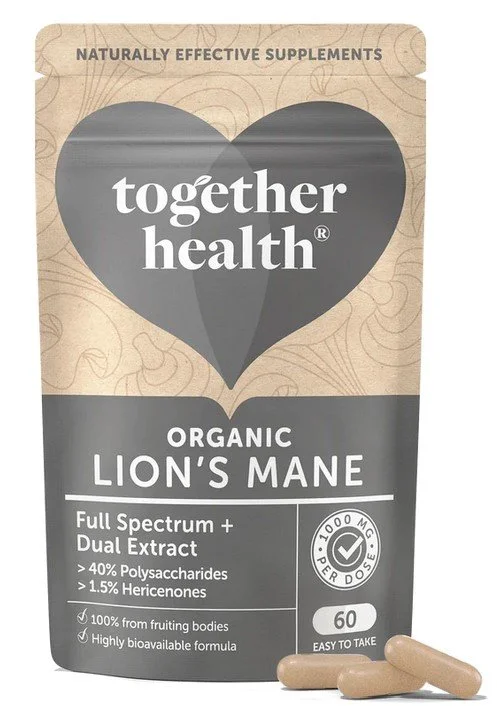 Together Health's Organic Lion's Mane Mushroom - 1x60caps