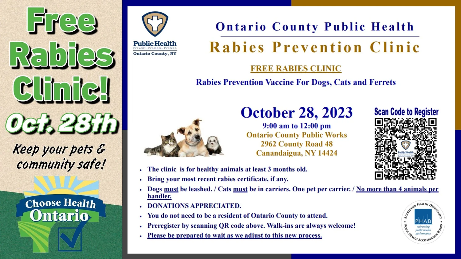 Events — Ontario County Humane Society, Happy Tails Animal Shelter
