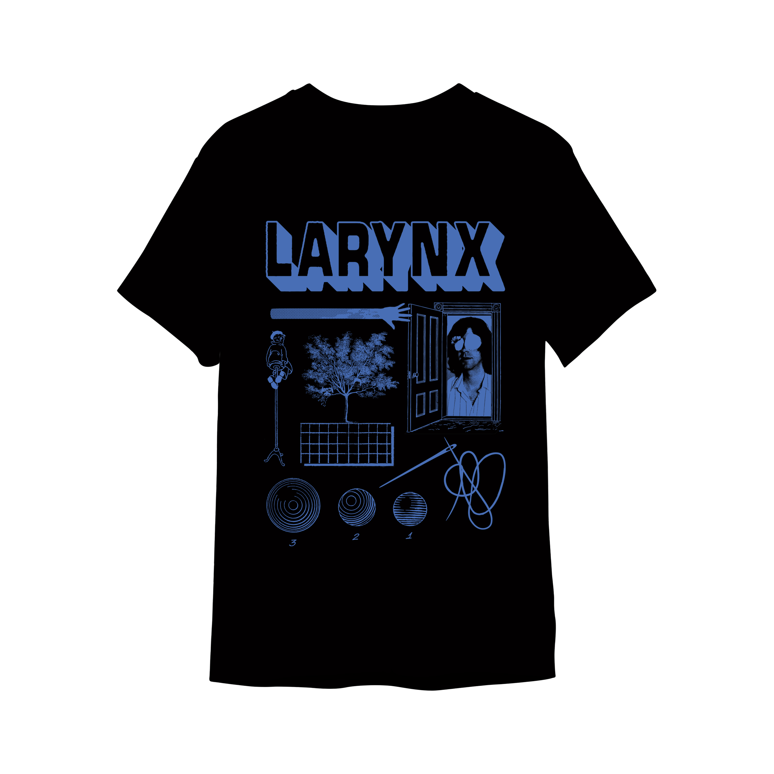 larynx • t-shirt • Ma troisième émergence (noir)