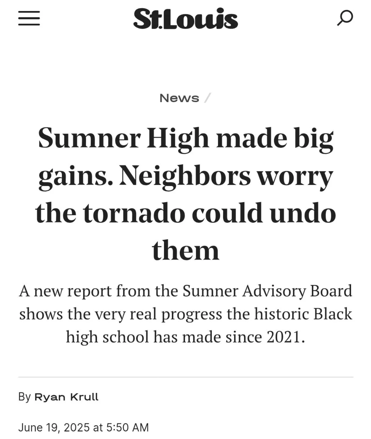 Four years ago, the storied Sumner High School nearly closed, with St. Louis Public School leaders citing low enrollment and the high cost of renovating its historic building. 

But in the years since, the school has increased its enrollment by 60 pe
