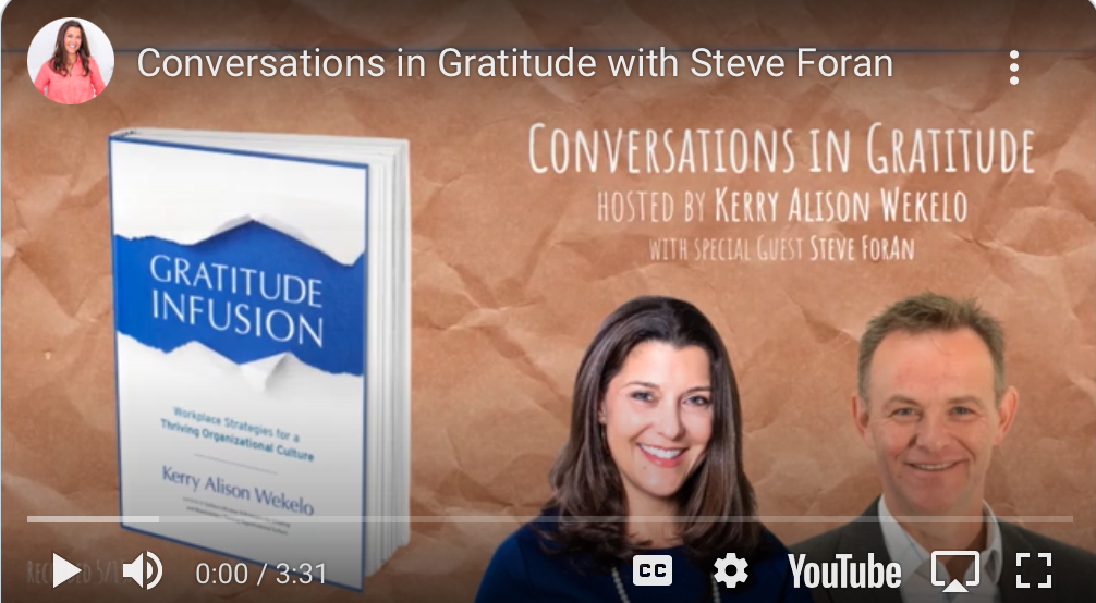 Gratitude Infusion hosted by Kerry Wekelo