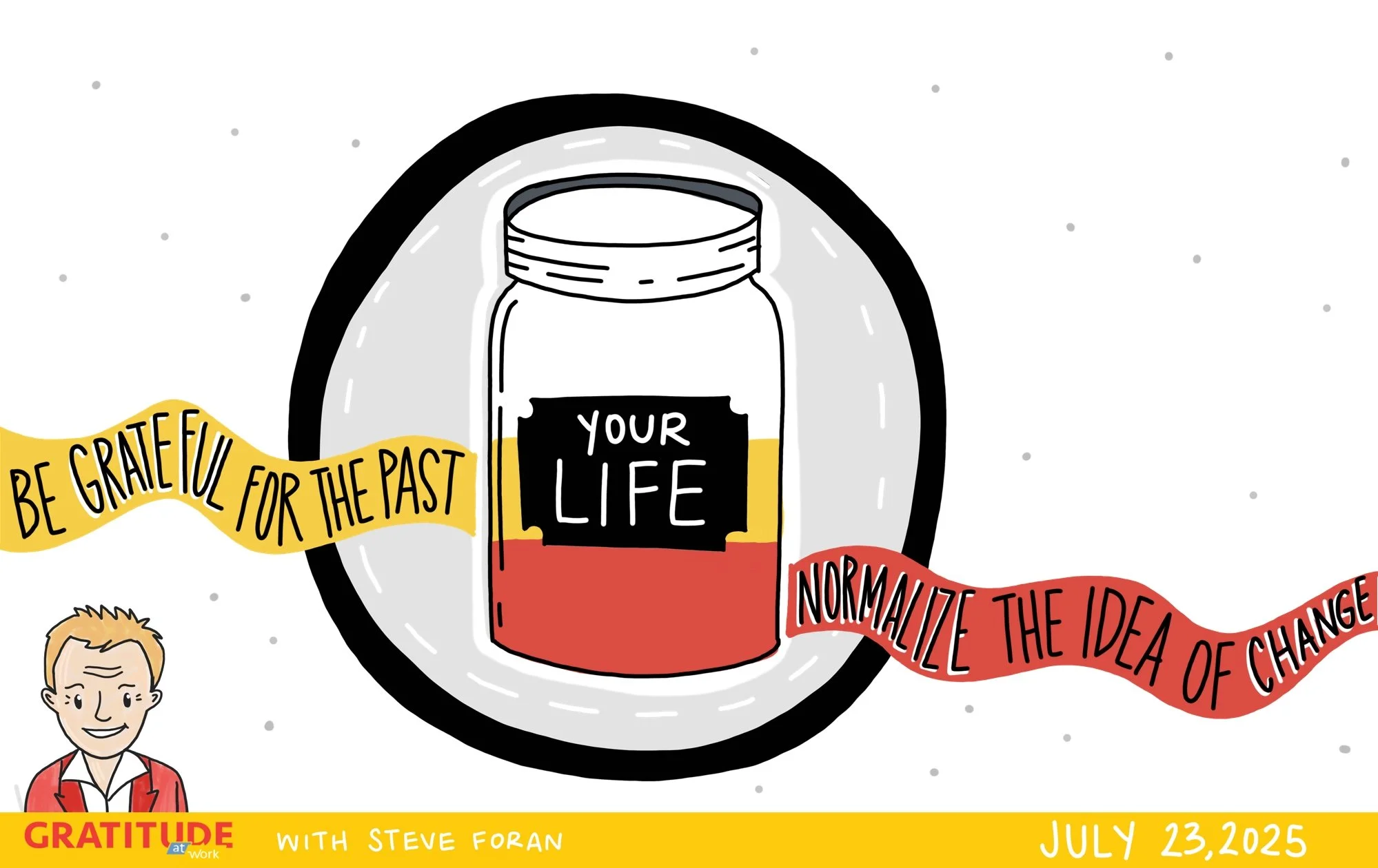 Drawing of a mason jar