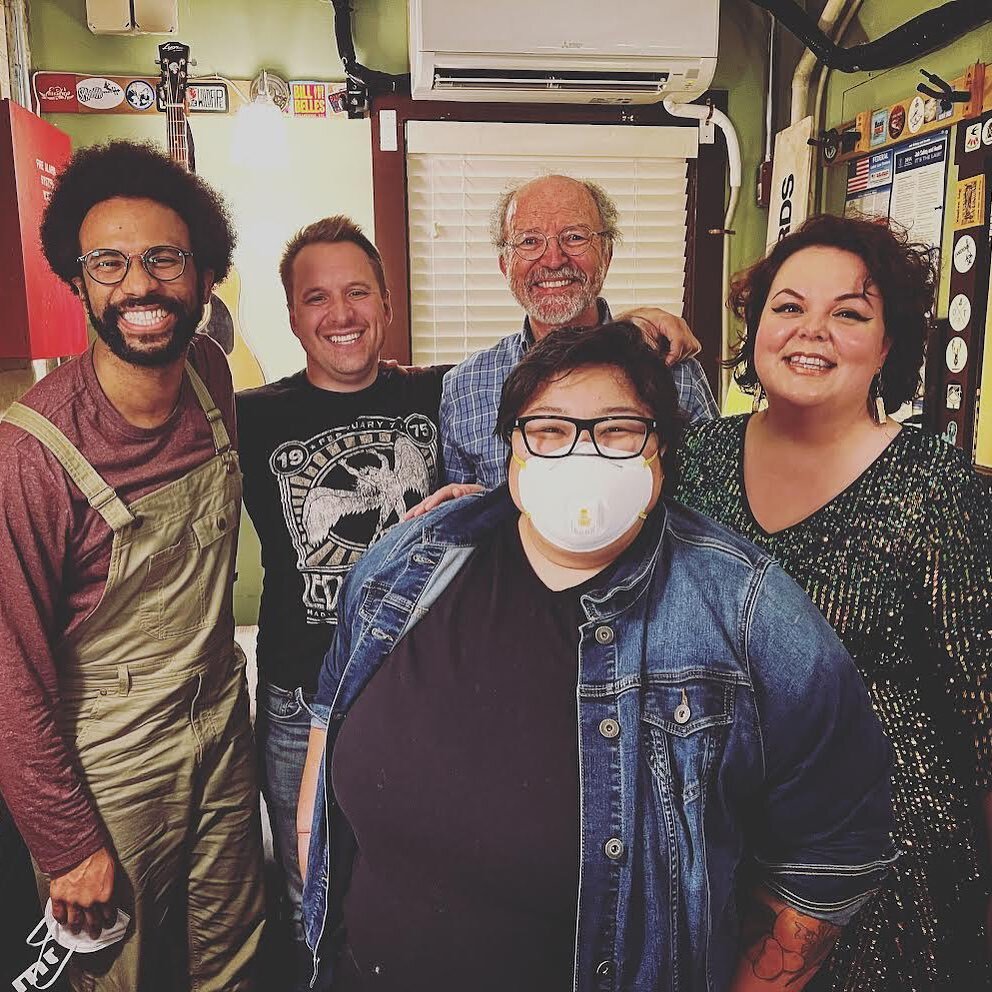 Remembering this beautiful evening with @doctoraxingona , @woodyguth3 , @chrisobrienmusic , and @hellagela at @clubpassim last weekend. What an AMAZING evening and weekend. Campfire Festival always rocks! Looking forward to the next one 🙌🏾