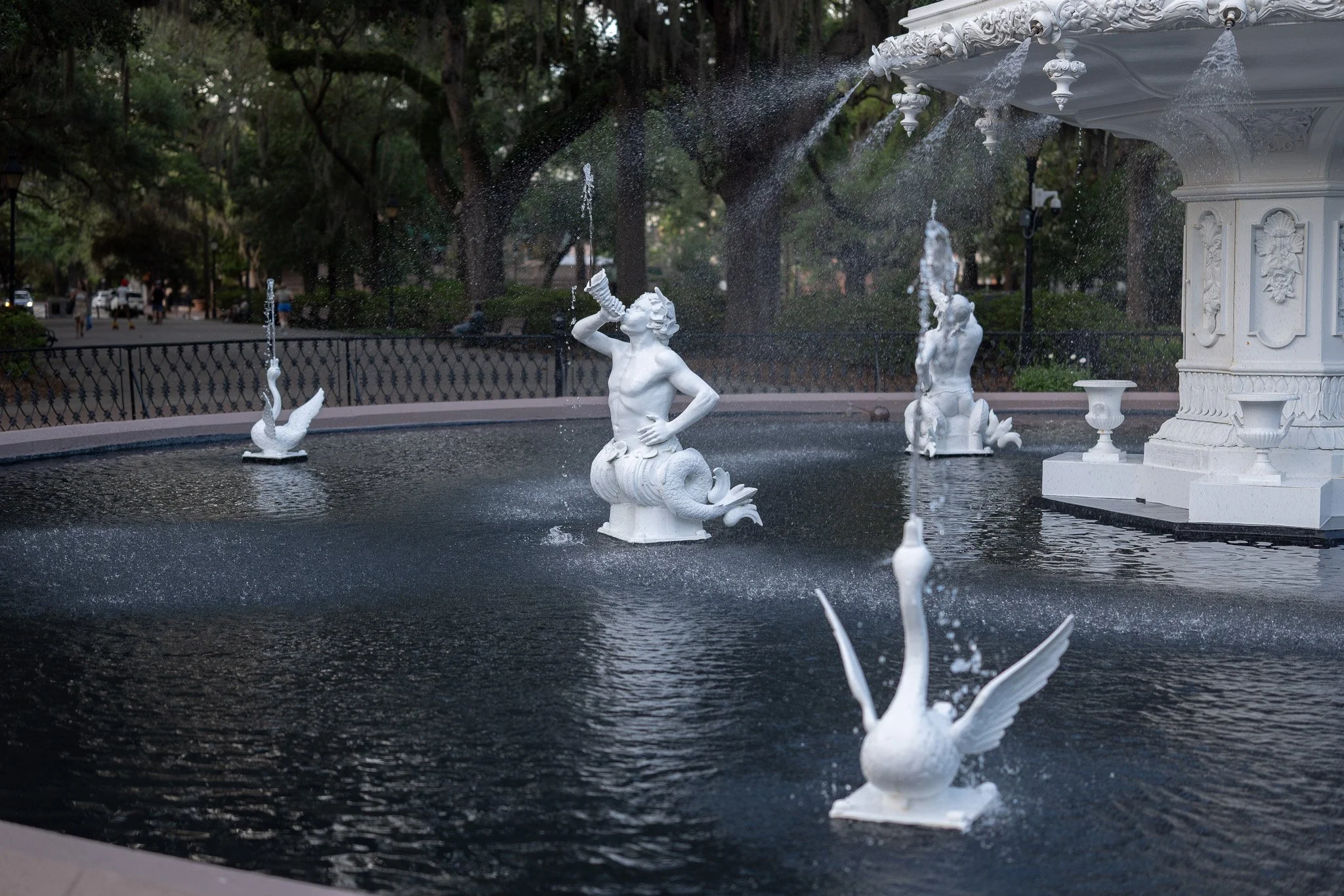 Fountain in Forsyth Park in Savannah, GA