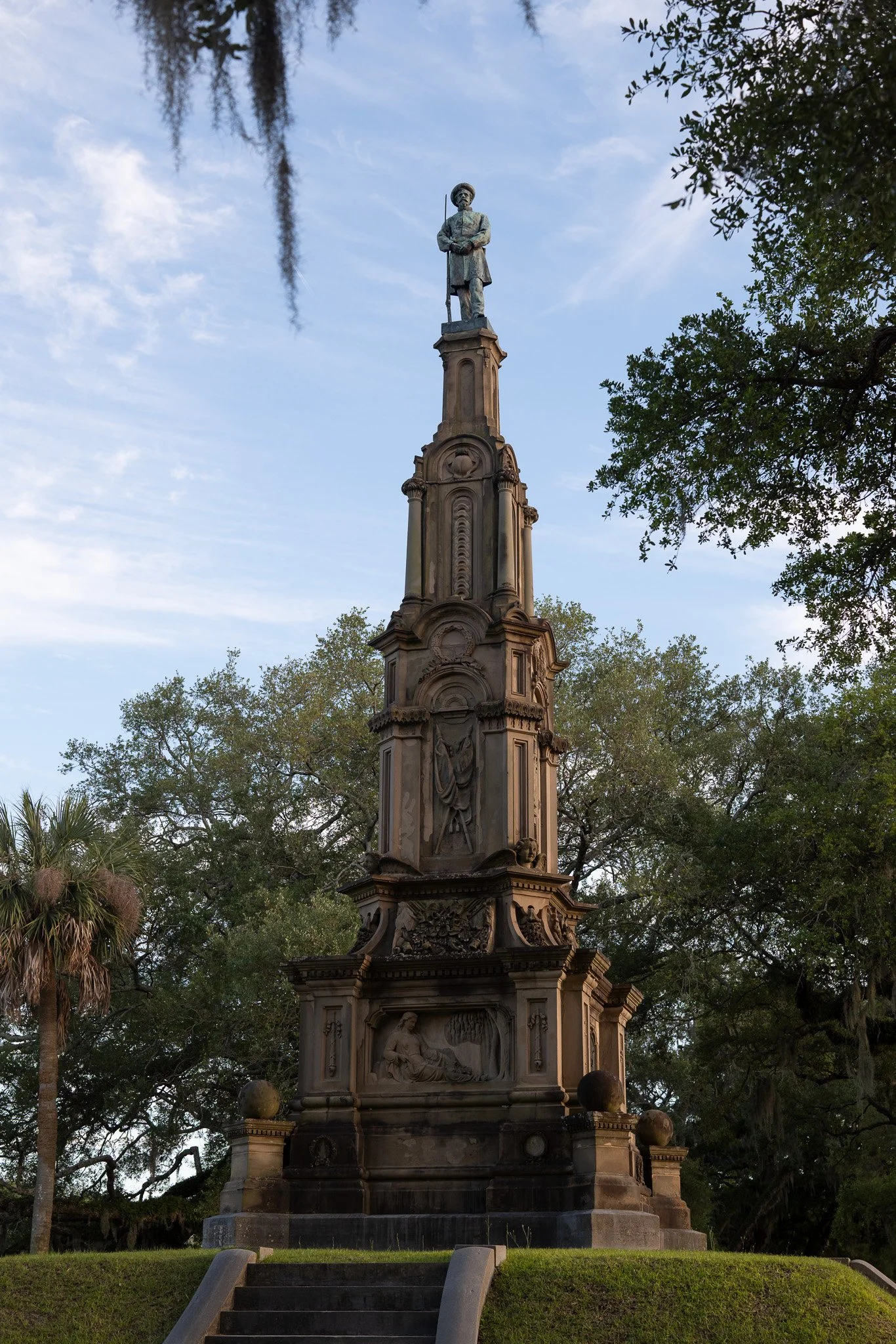 The Confederate Monument in Forsyth Park in Savannah, Georgia