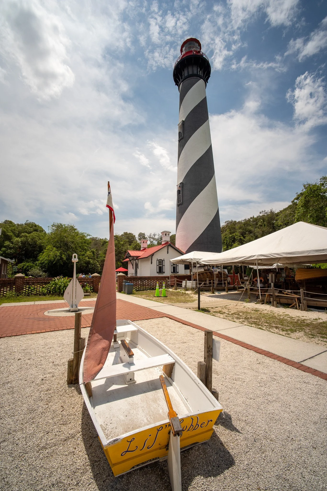 Saint Augustine Lighthouse View from Inside the Exhibit