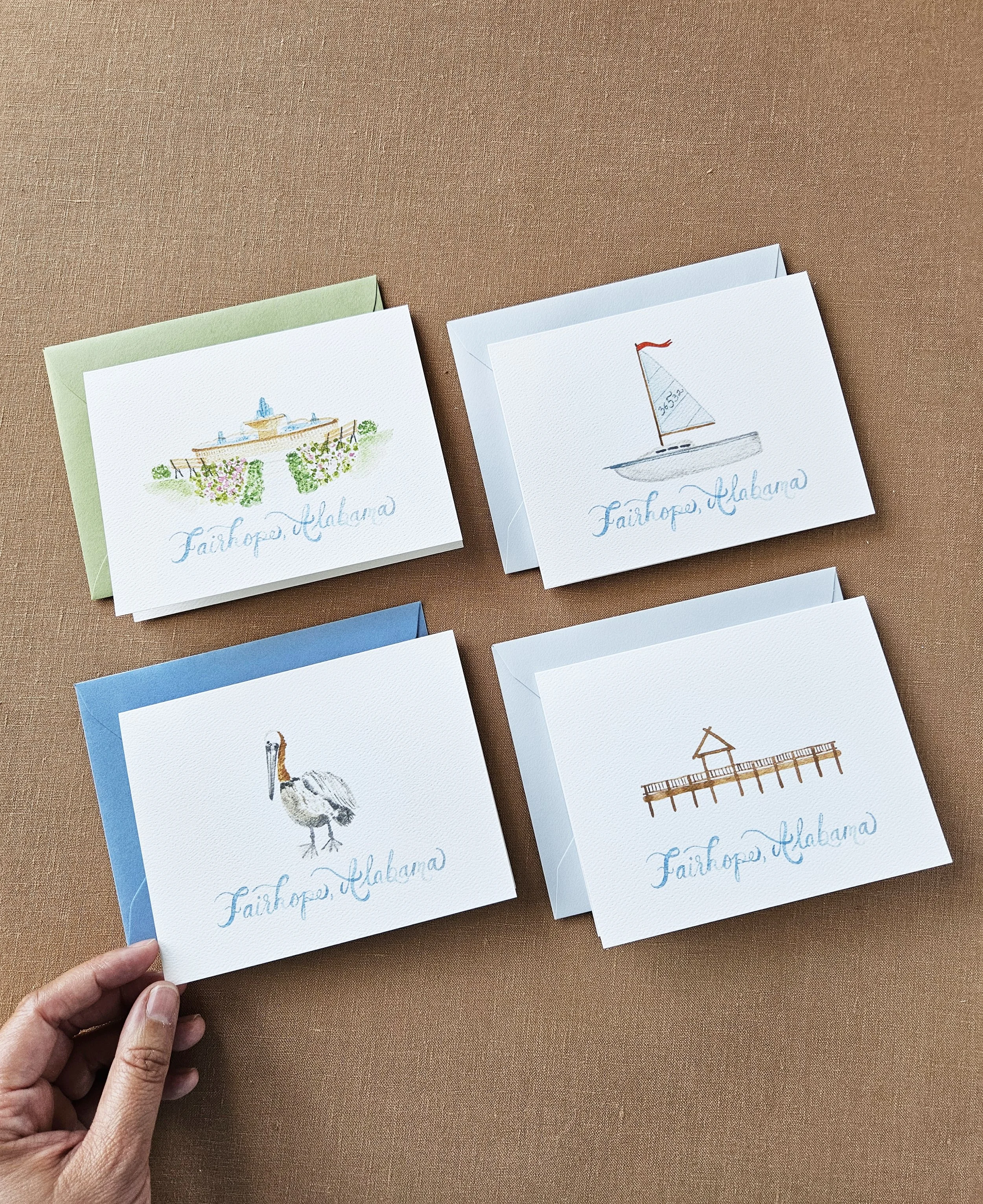 Sightings at the Pier Note Card Set