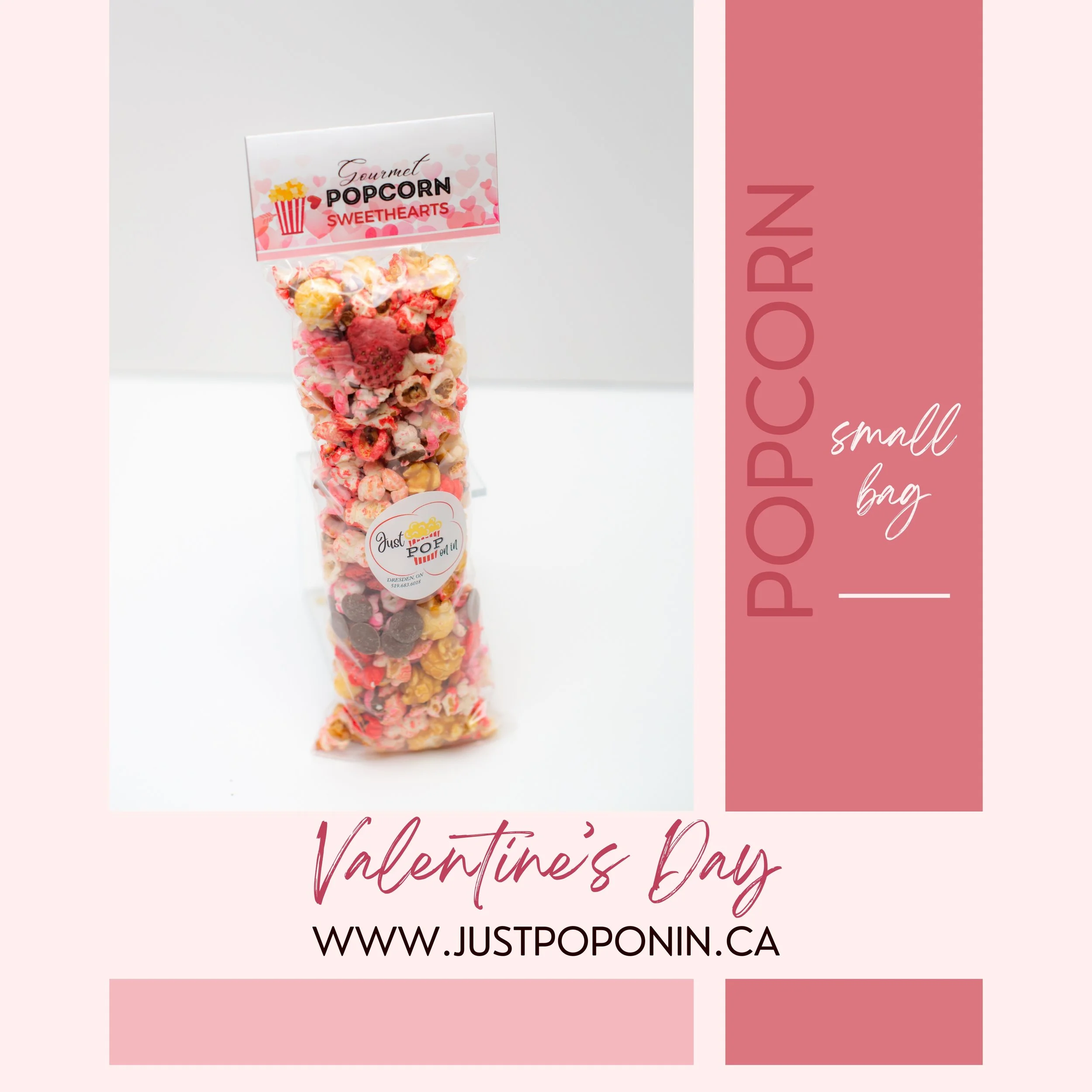 SWEET HEART GOURMET POPCORN SMALL BAG
