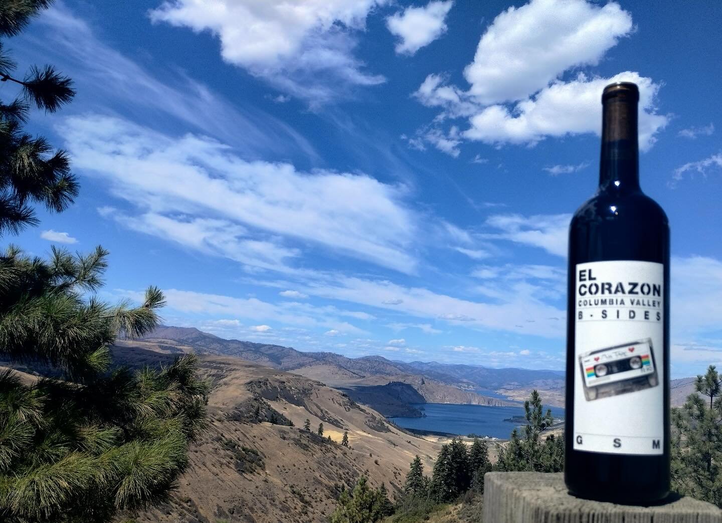 You can't have a roadtrip without a mixtape! B-Sides GSM: Grenache, Syrah, and Malbec chosen and blended just as carefully as the mixtape you made for your high school crush. Smooth with notes of cherry cola slushy and nostalgia.