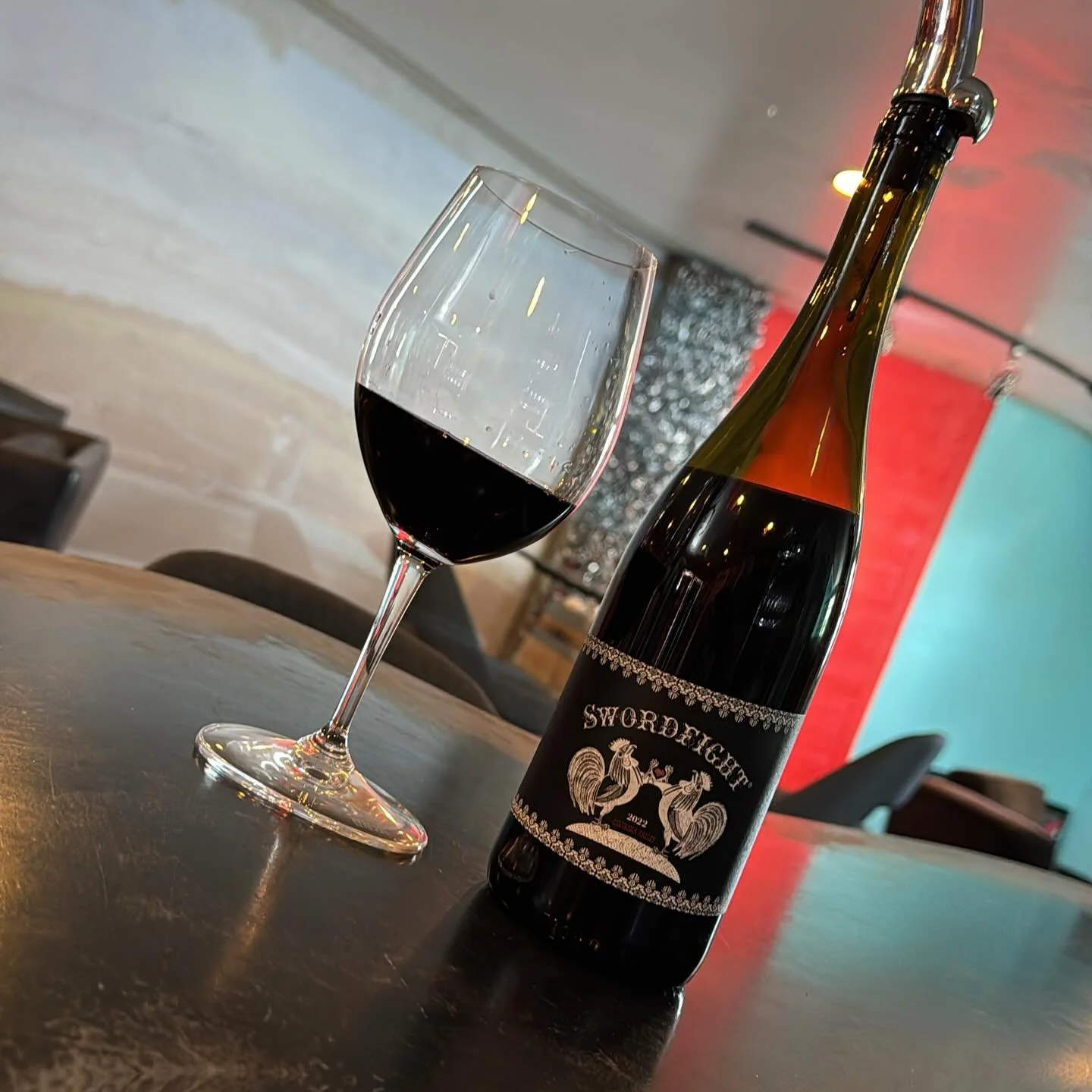 Perfect day for a glass of Swordfight at El Corazon!