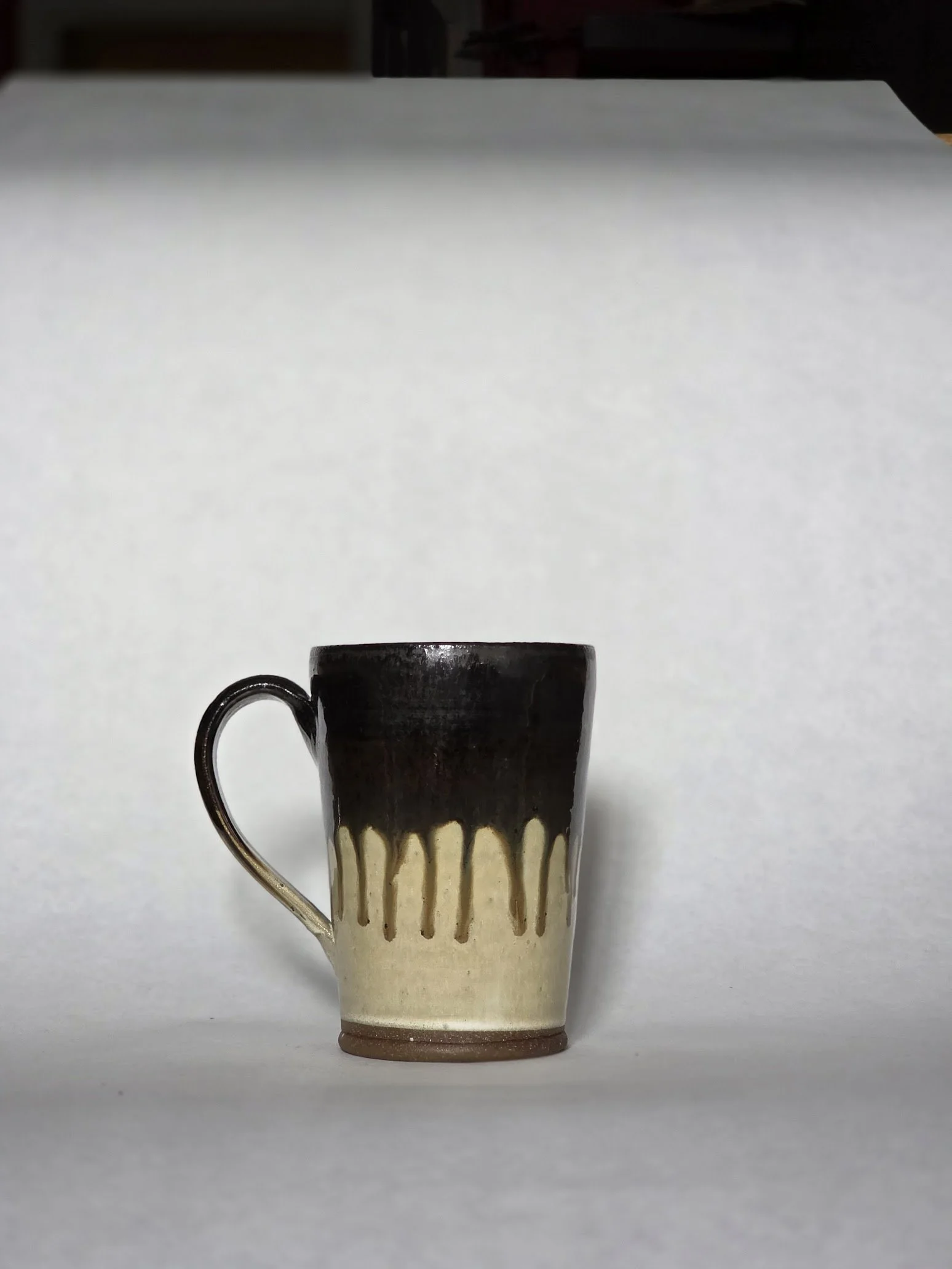 Regular Mug (Cream & Brown Drips)