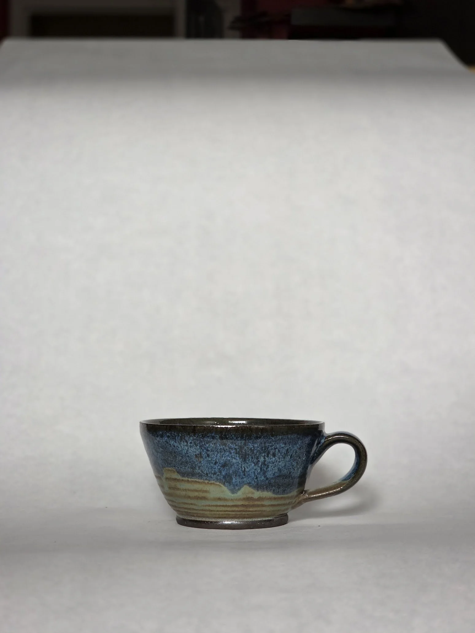 Small Latte Cup (blue/green)