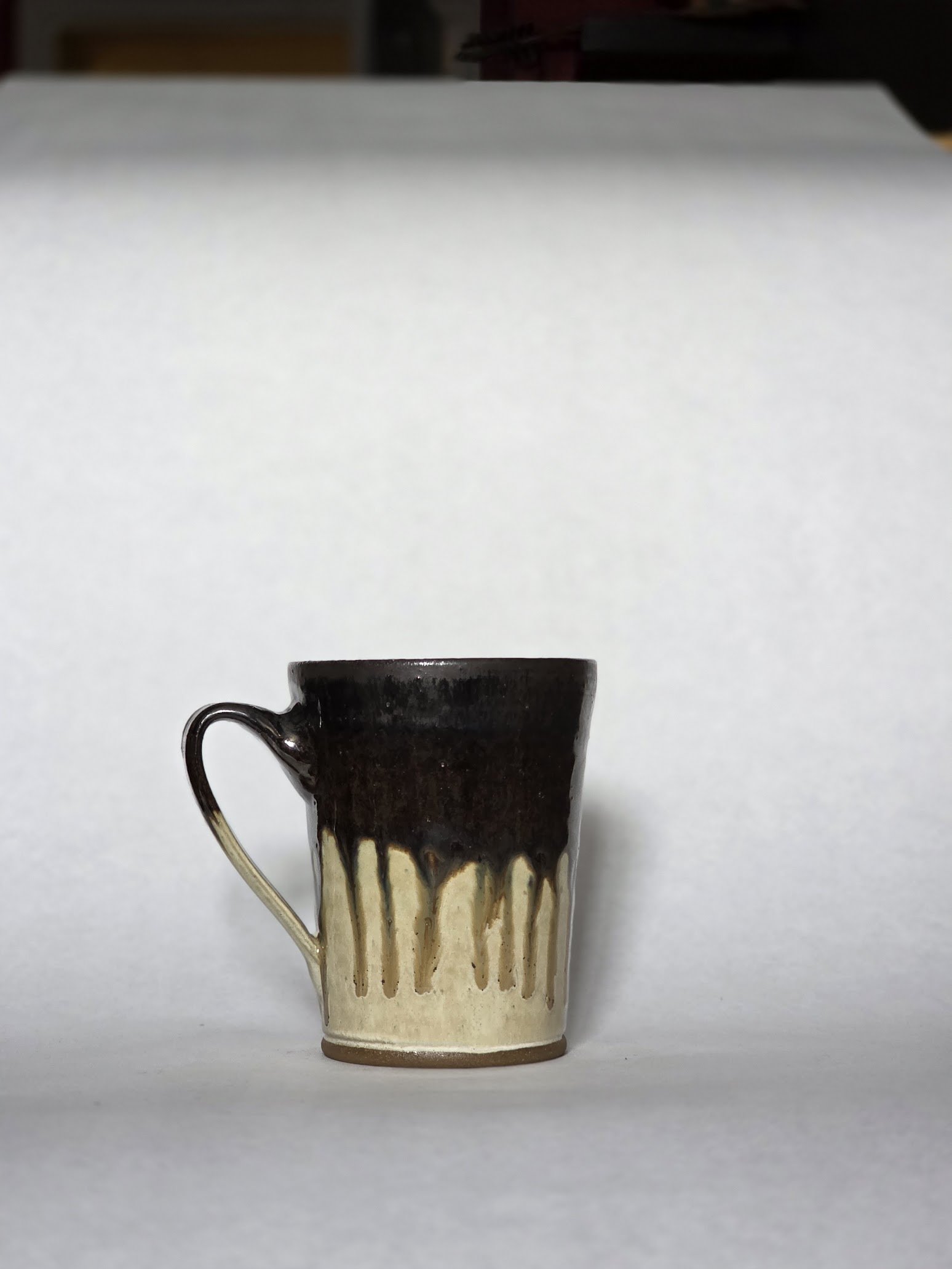 Regular Mug (Cream & Brown Drips 2)