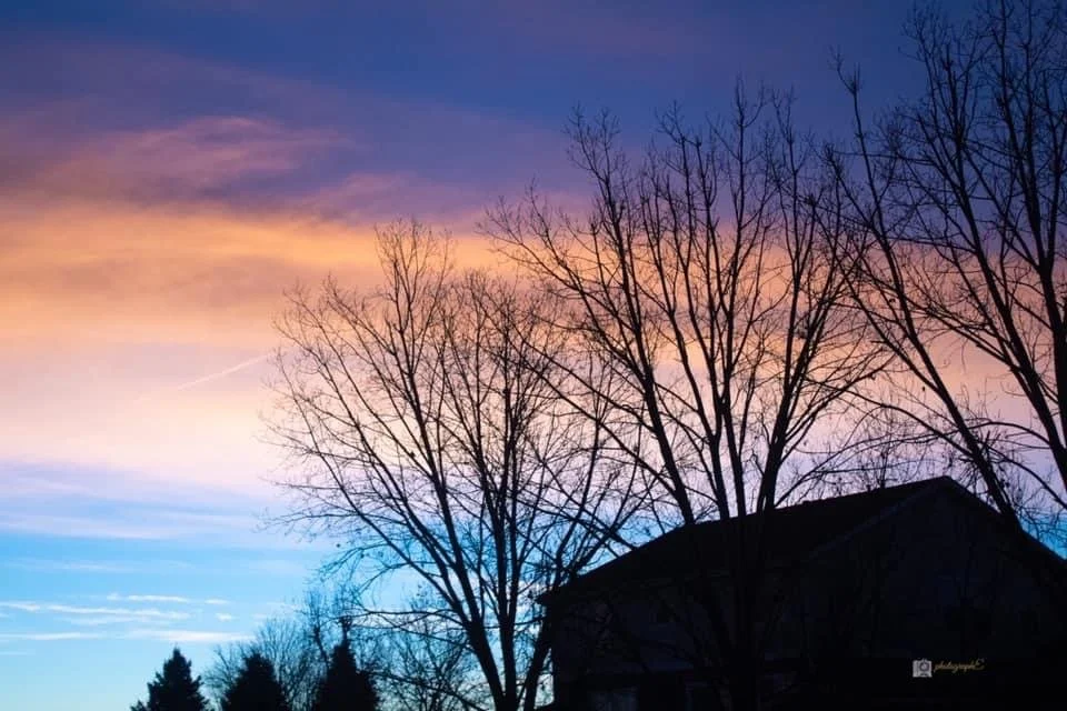 Cotton Candy Skies captured New Years day.