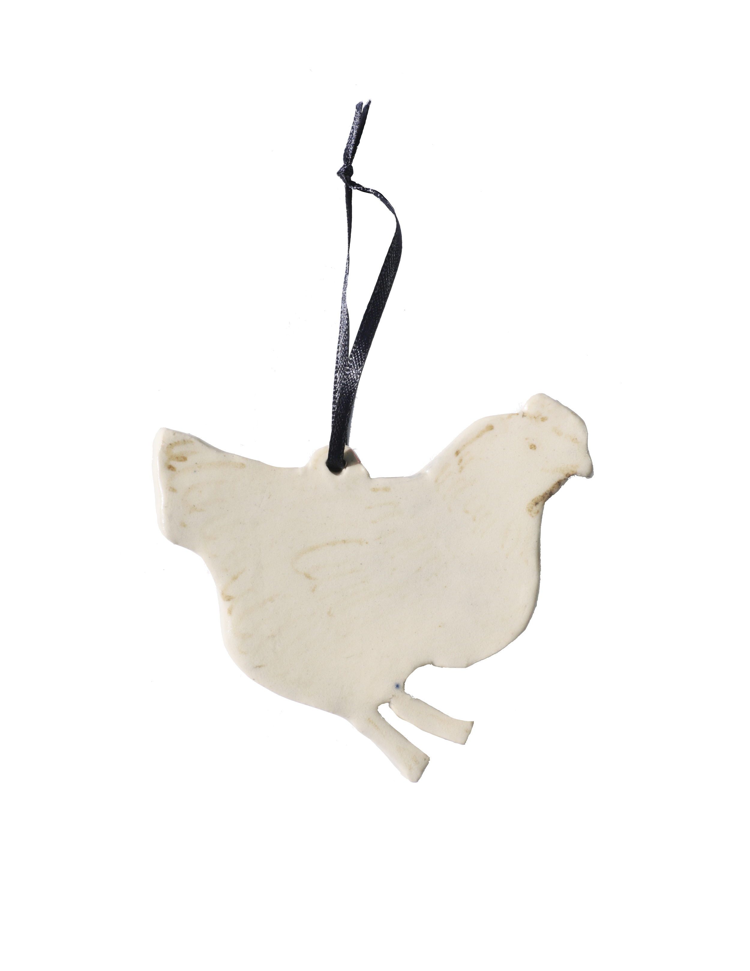Porcelain Chicken Ornament