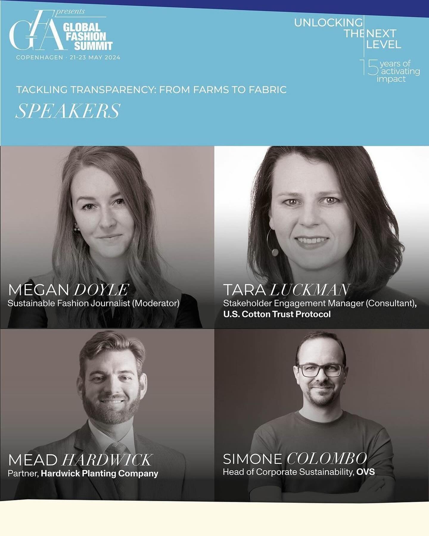 Excited to share the panel discussion I&rsquo;ll be moderating next week at Copenhagen&rsquo;s Global Fashion Summit! 🚀 

Transparency and traceability of global fashion supply chains is a topic I&rsquo;m fascinated by and this conversation will loo
