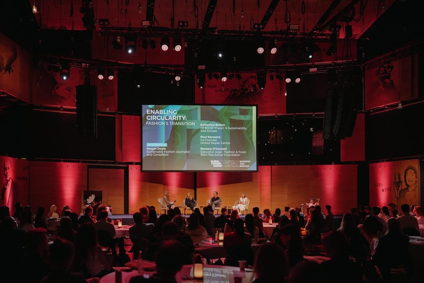 It was so much fun to moderate this panel at the @globalfashionagenda&rsquo;s annual summit in Copenhagen this week! I was joined by circularity leaders from @unitedrepaircentre and @ellenmacarthurfoundation as well as @visa who spoke about driving t