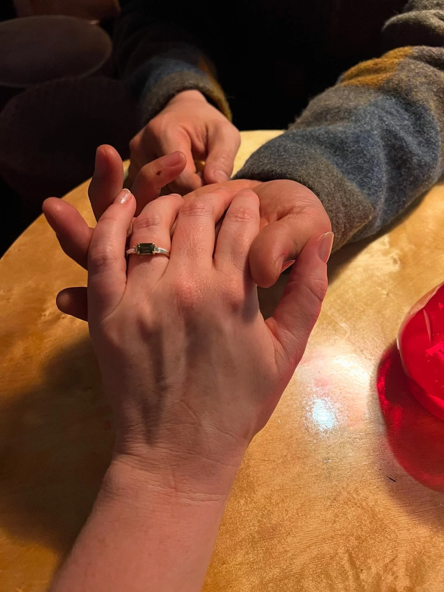 So the cat has been out of the bag for a while on this news💍But as soon as Lei and I got engaged in February, I knew I wanted to work with @wild_fawn_jewellery to design my engagement ring.💗🥂 It was important to me to have a ring that was made fro