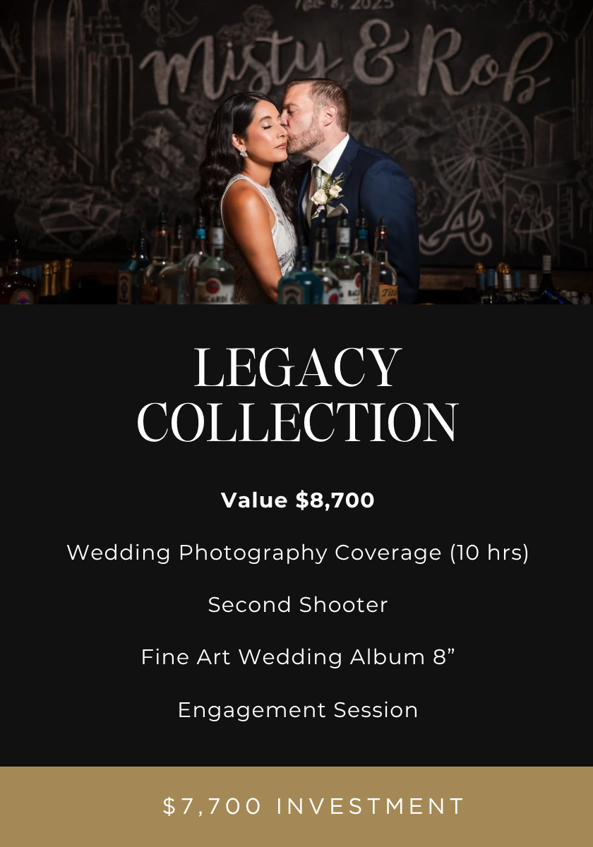 A couple dressed in wedding attire sharing a kiss at a bar with liquor bottles, with a chalkboard background showing the words 'Mistuy & Roh' and decorative drawings.