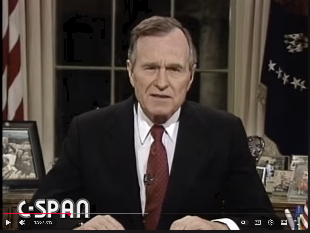 Bush Sr. 1991 Address to the Nation on the Collapse of the USSR