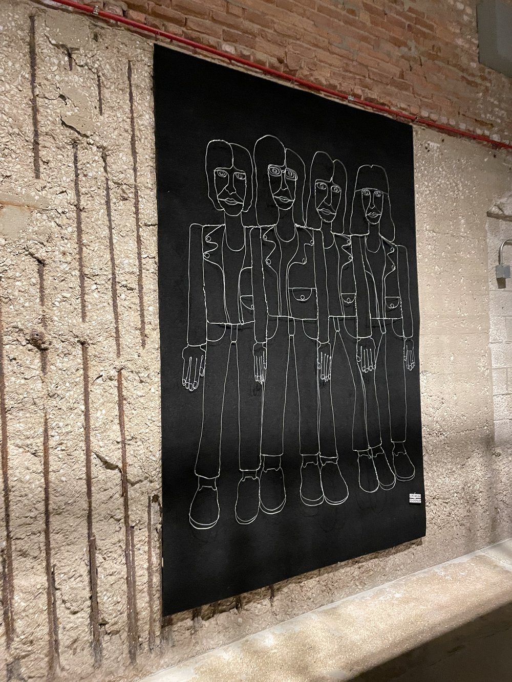 &lt;em&gt;Artwork of the Ramones on display at the Shed&lt;/em&gt;