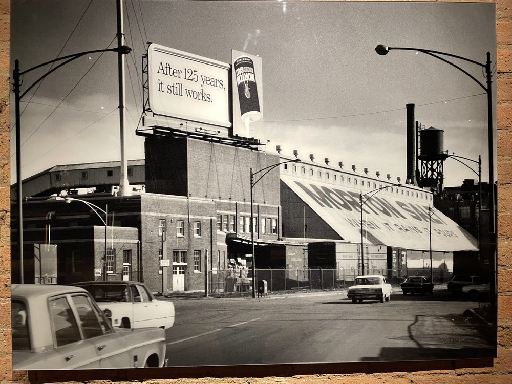 &lt;em&gt;Archival images on display at the Shed: Exterior view of Morton Salt Shed &amp; Factory Complex, facing west onto Elston Avenue, 1980&lt;/em&gt;