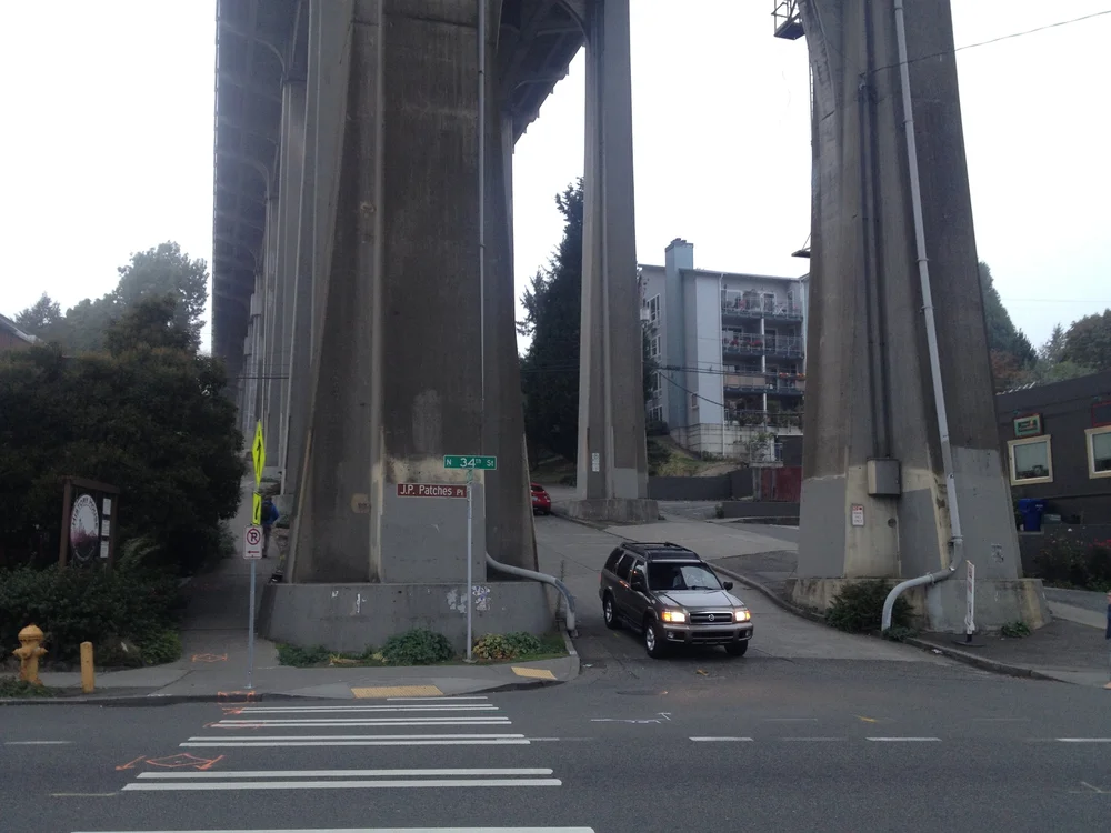 Troll Avenue with Data One site (Phase 1) to the left of the bridge.