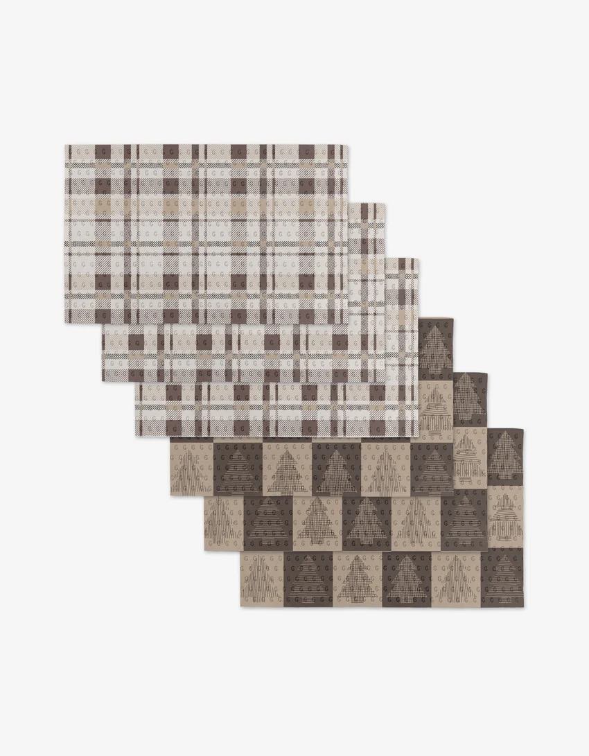 Geometry House winter not paper towel set