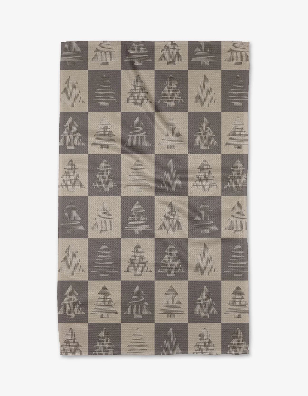 Geometry House Minimalist Christmas Tree Tea Towel