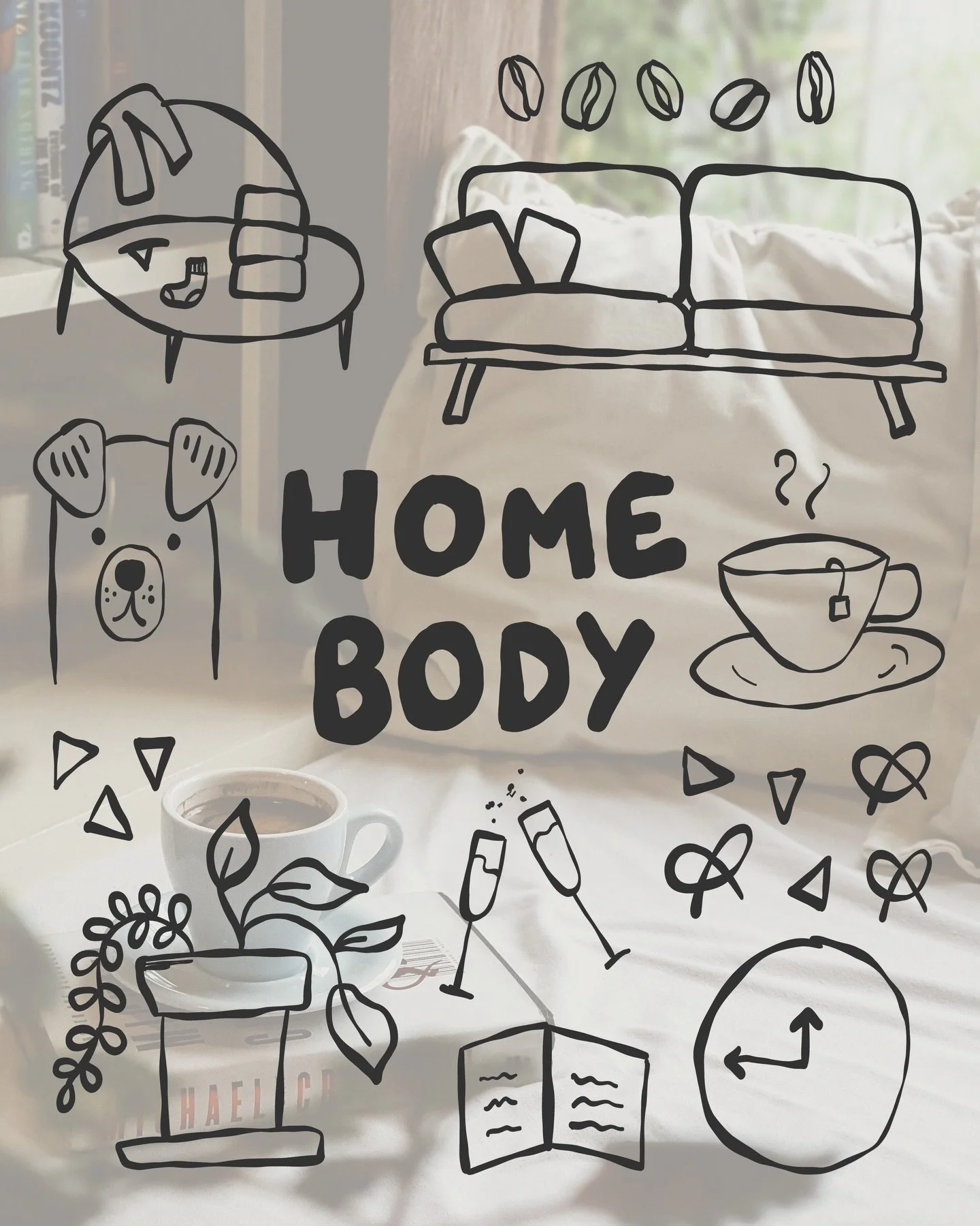 Home is where the best things are 

Share with your favorite home body🫶

#homebody #illustration #illustrator #lineart
