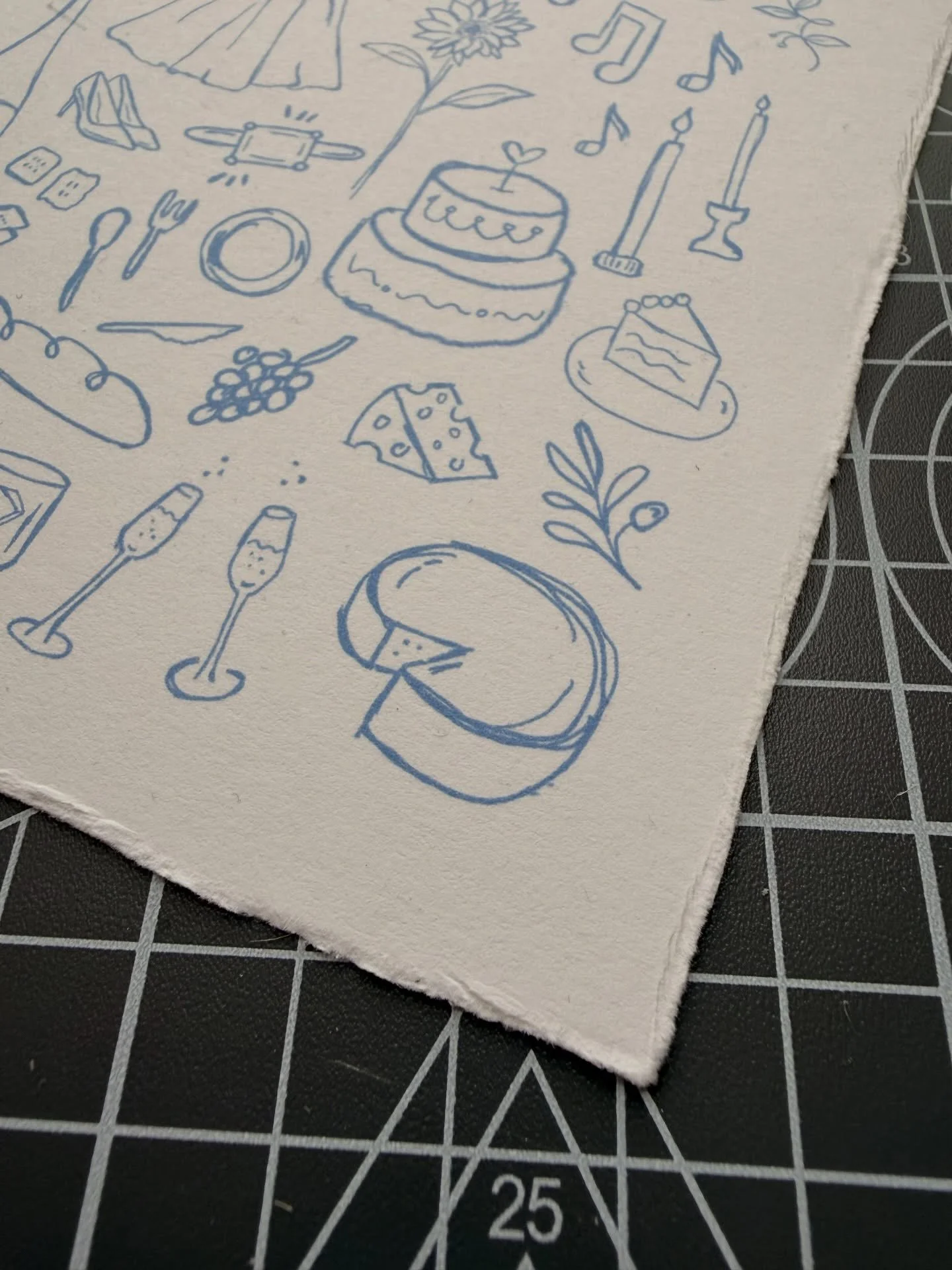Little doodles of its lots of love 🥂🧀