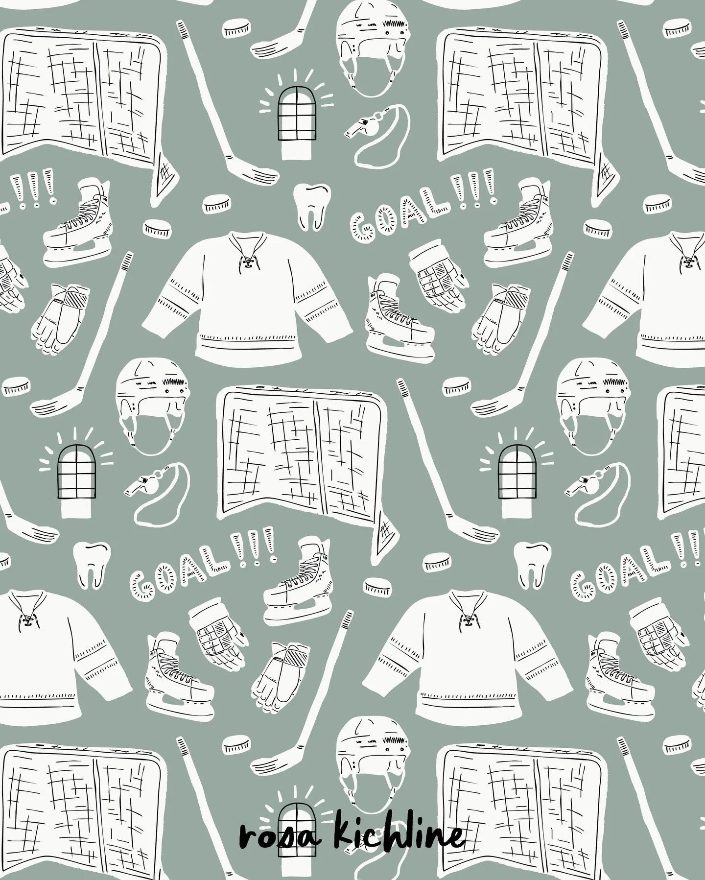 The limit on number of colorways I want to see does not exist &hellip;

Hockey illustrations turned repeating pattern. My Pittsburgh Penguins take on my husband&rsquo;s Philadelphia Flyers tonight. So if I&rsquo;m divorced by the end of the day&helli