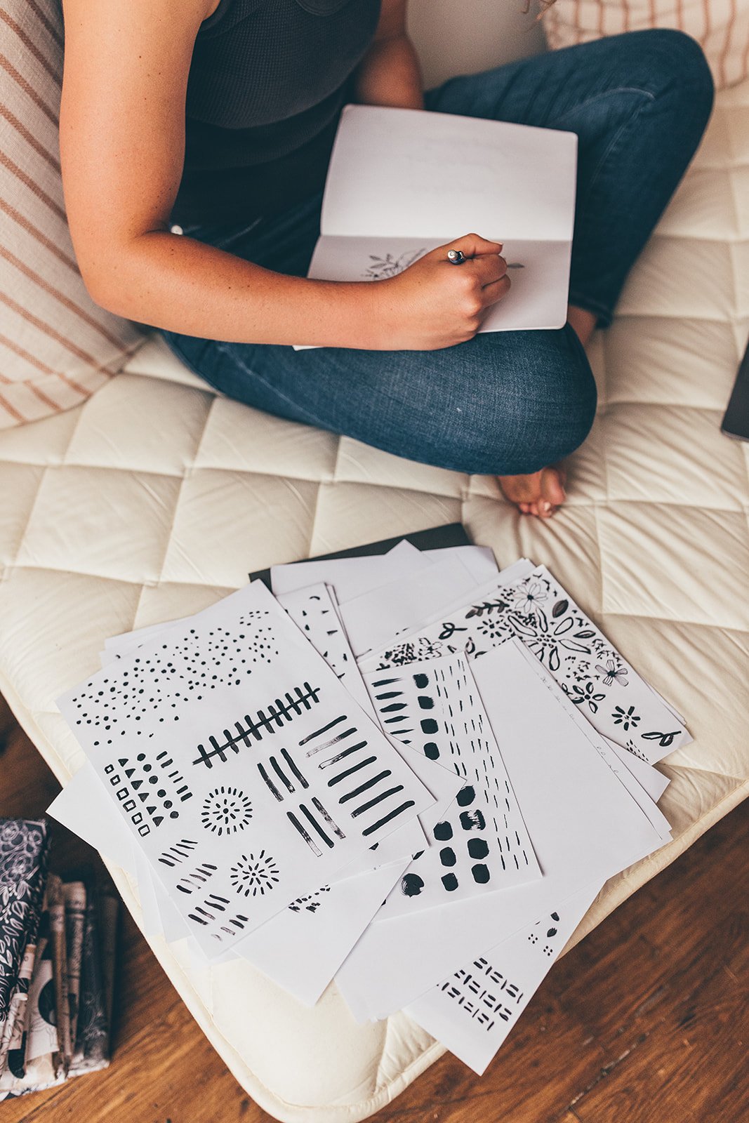 Sketch book pages
