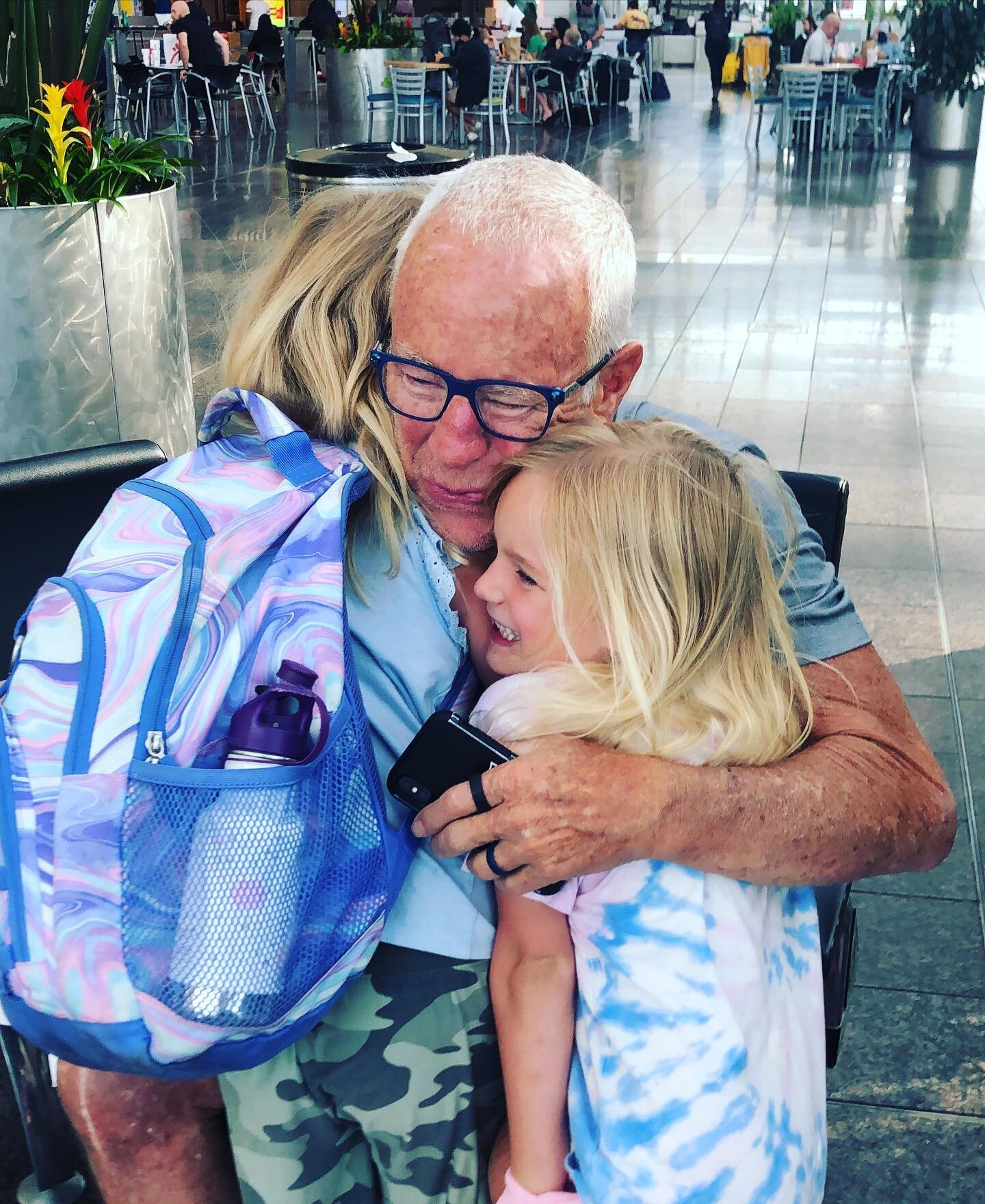 My dad and my girls. I love them more than words can ever express. And the way they love each other is one of my most favorite things.