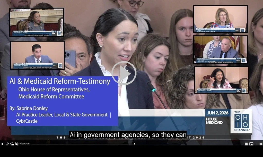 Video: Ohio House Testimony: AI &amp; Medicaid Fraud