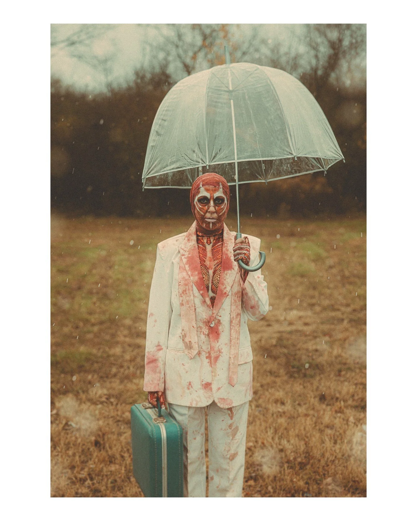 Life is too short not to be exactly the kind of weird and wonderful that will help others feel safe to be themselves too. Thanks for being amazing @redrumperformanceart 
.
.
.
.
.
.
[Image Description: A horror-lesque performer, Red Rum, is dressed i