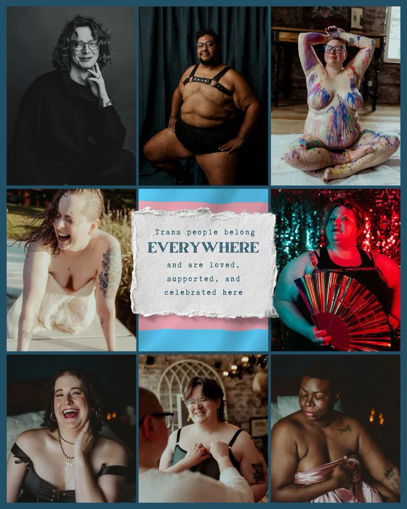 To all my trans friends, family, clients, and folks we haven&rsquo;t met yet: you are so fiercely loved here. We stand with you, always. 🏳️&zwj;⚧️