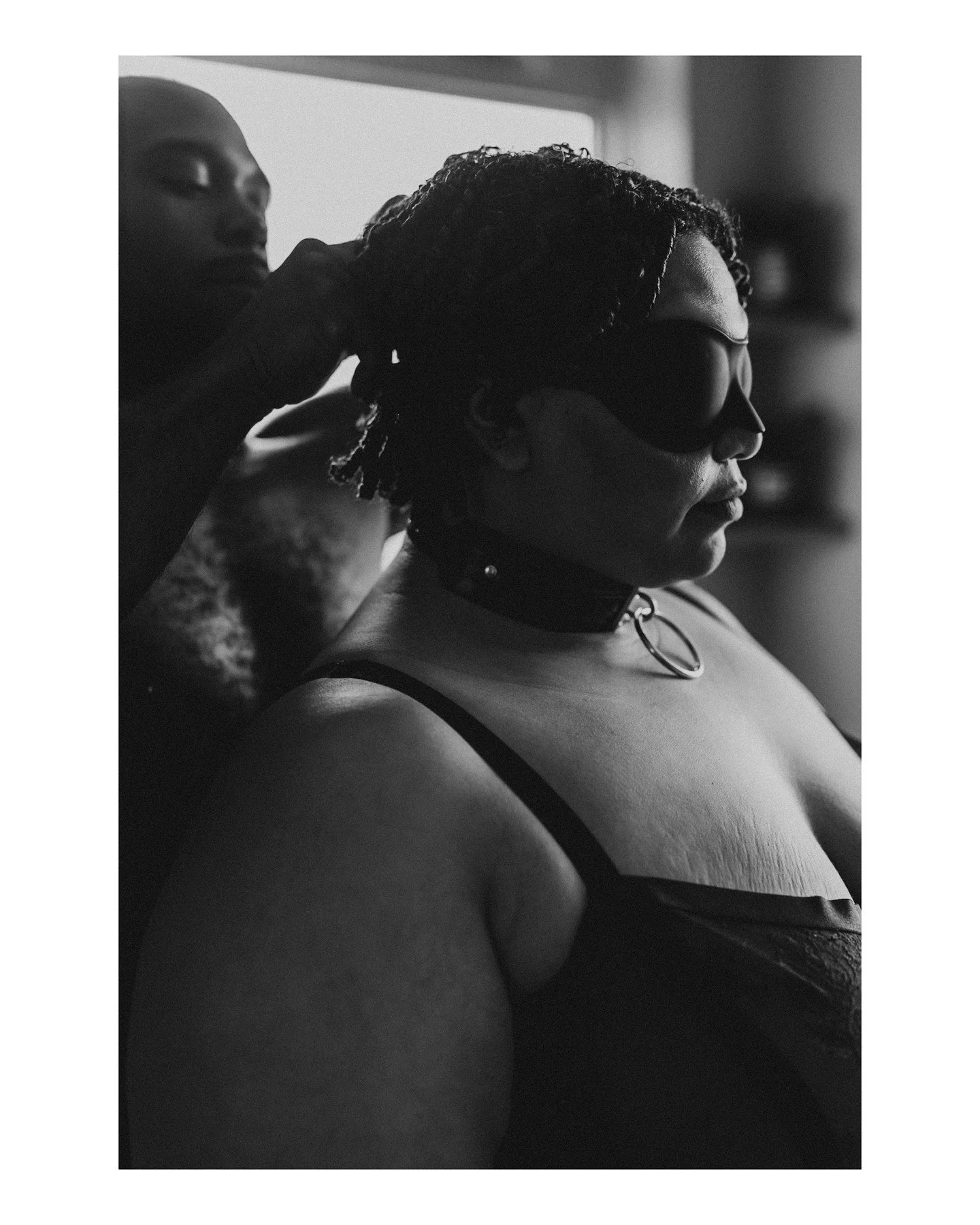What intimacy looks like is different for every couple, that's why I don't offer one-size-fits-all couples/partners boudoir sessions. We'll get into the details of how you want to be seen with your partner(s) in your photos, and what aspects of your 