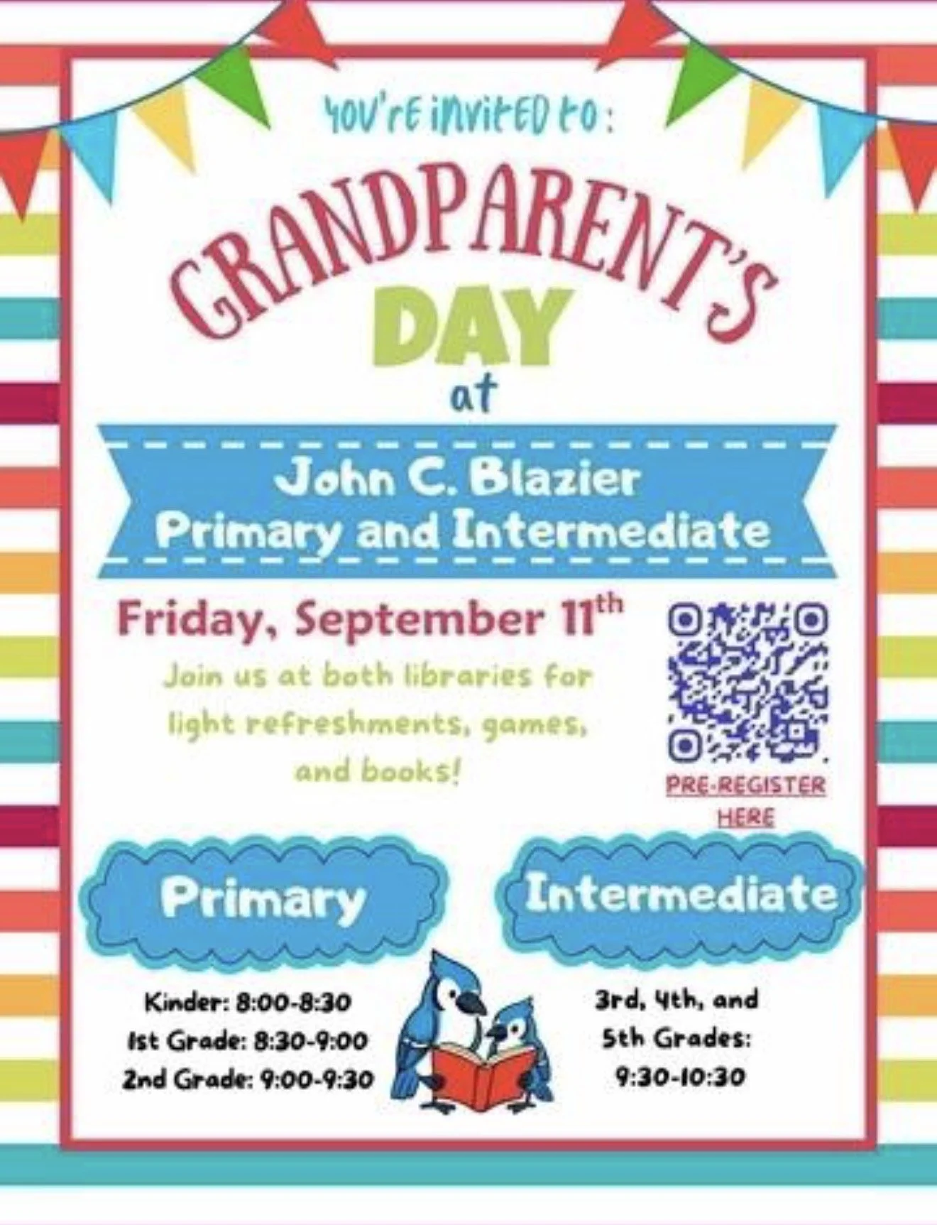 Grandparents Day Library Event