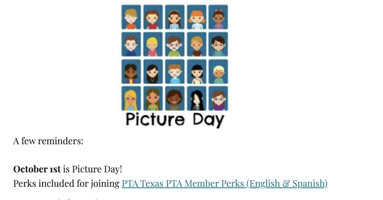 Septiembre 2021 Boletín de la PTA