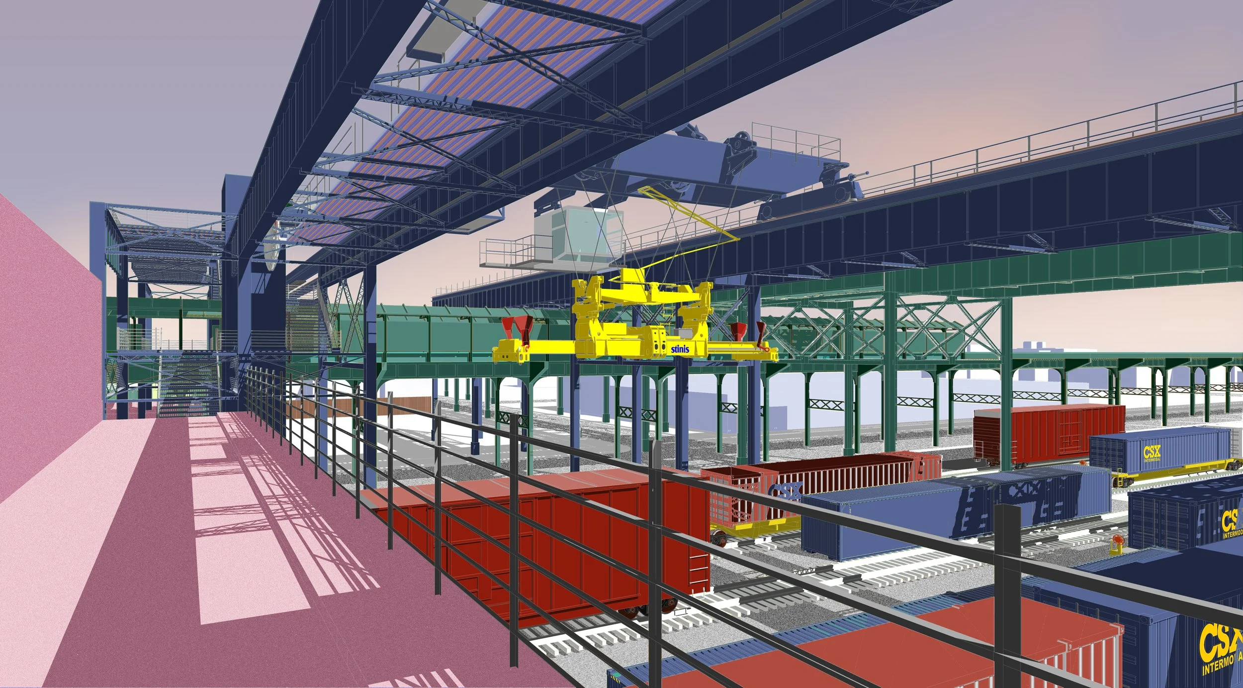 Vocational School from Shipping Center