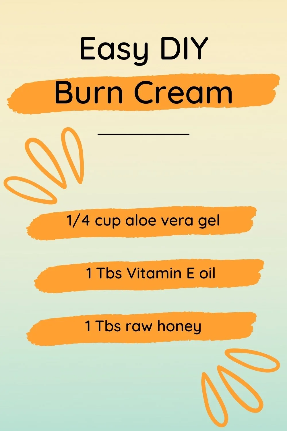 How to Make DIY Aloe Vera Burn Cream — Sunshine and Aloe