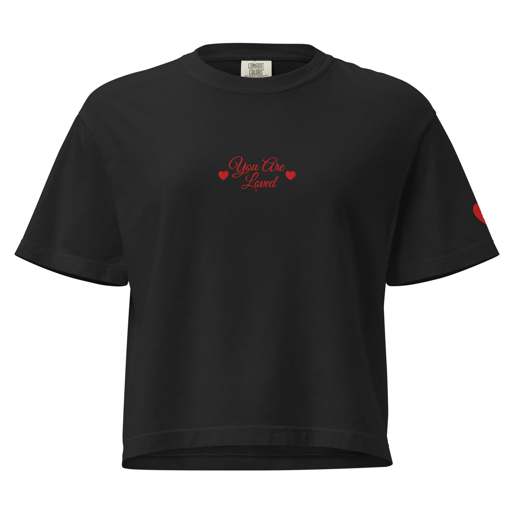 “You Are Loved” Crop Tee