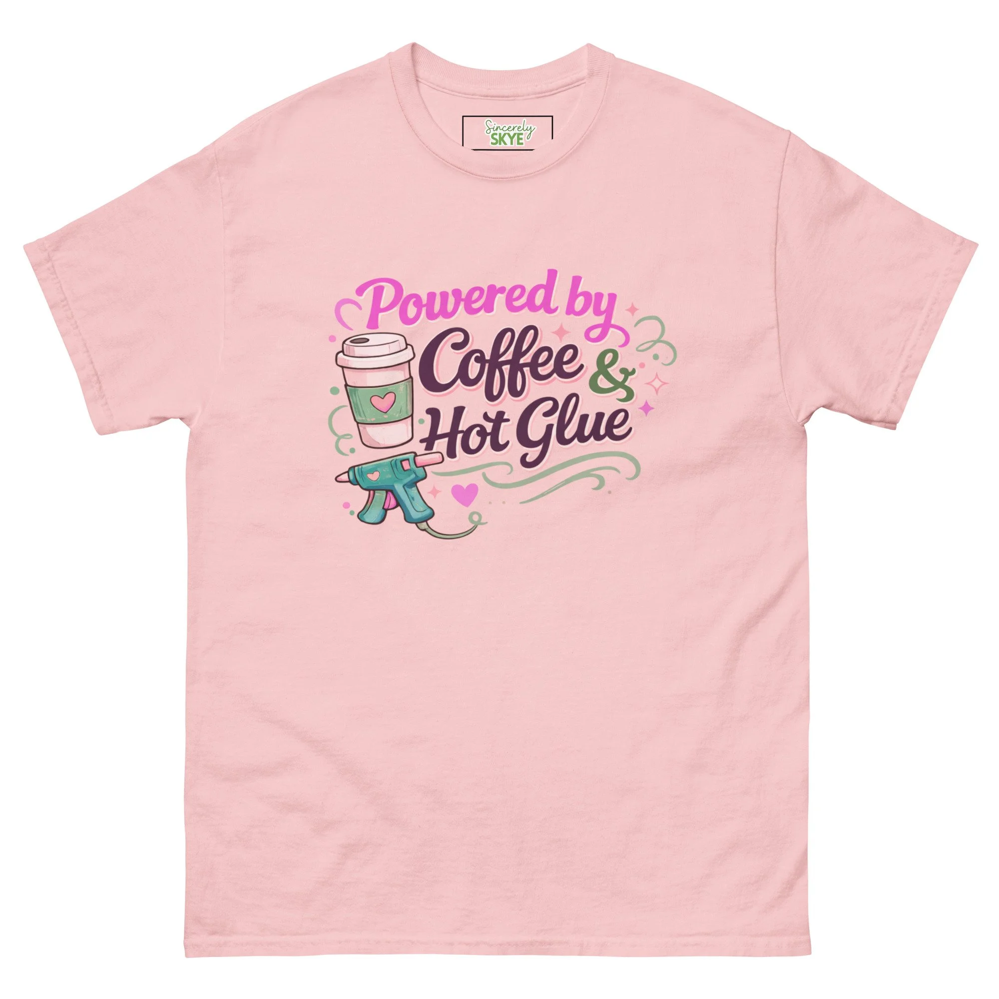 Powered By Coffee & Hot Glue Tee