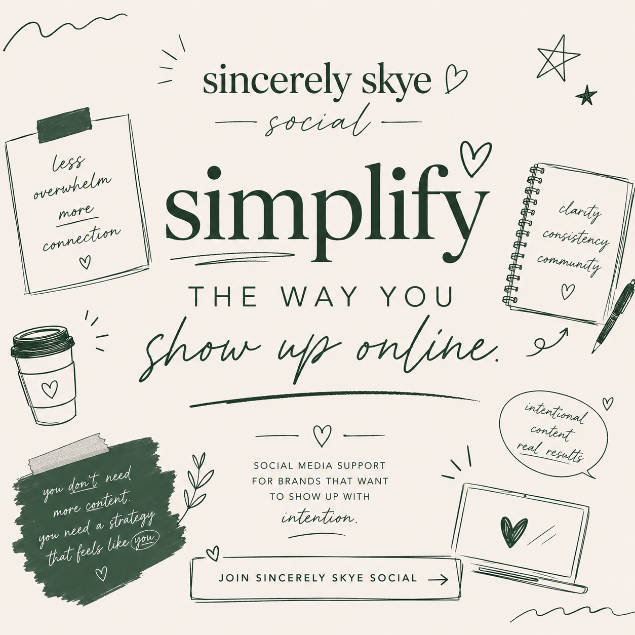 Simplify the Way You Show Up Online