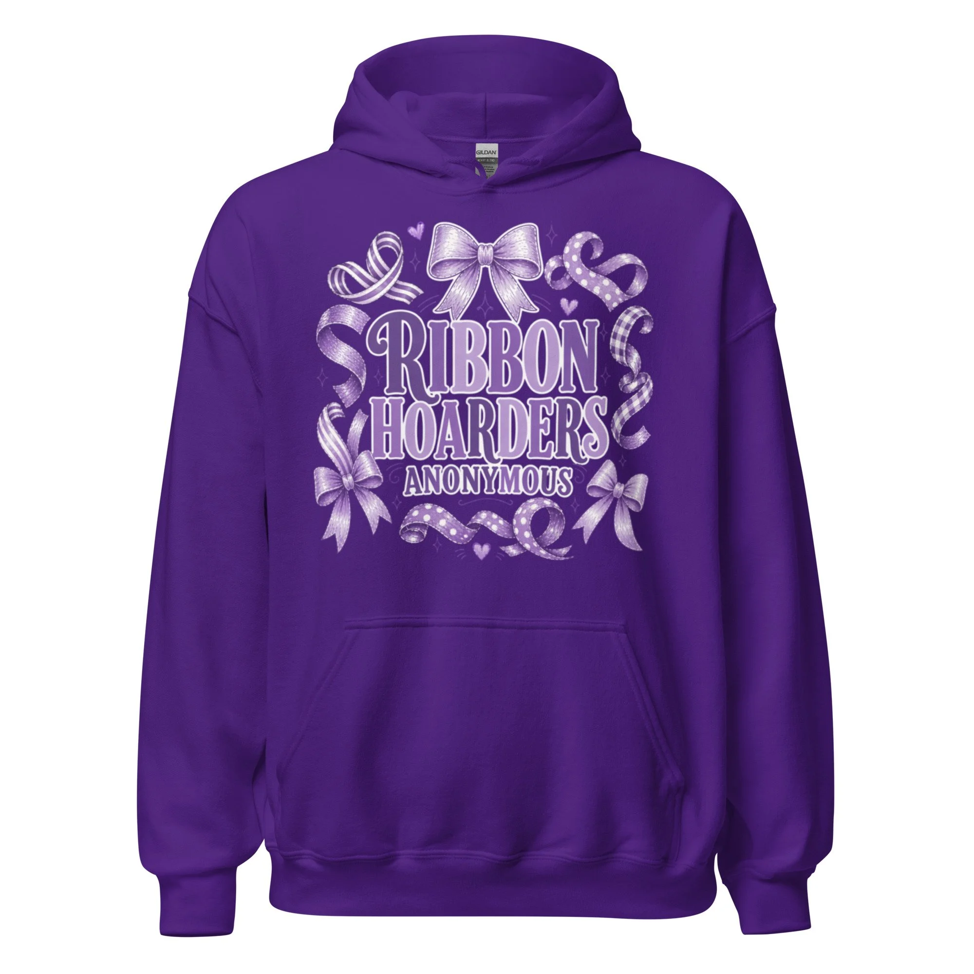 Ribbon Hoarders Anonymous - Purple Chapter Hoodie 💜