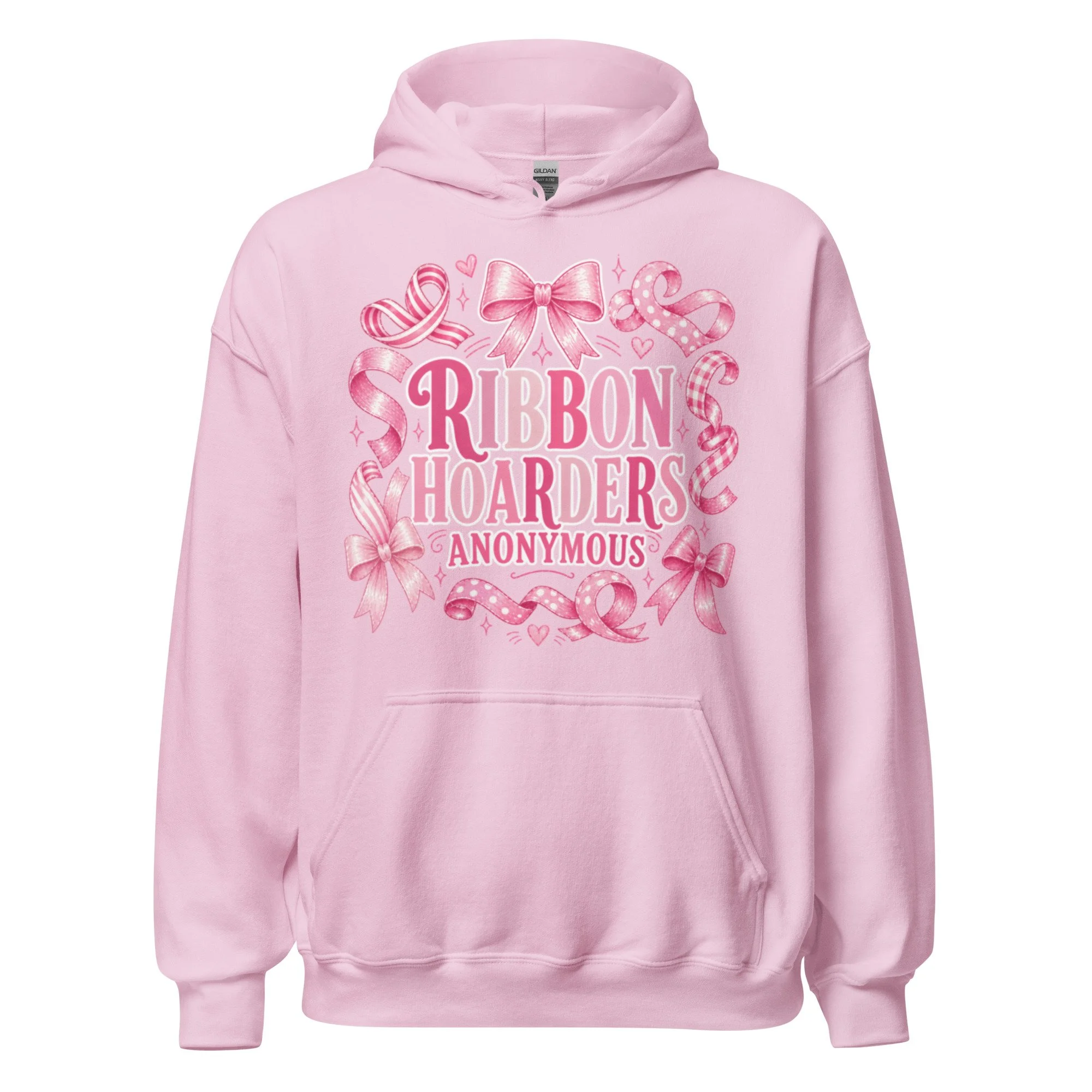 Ribbon Hoarders Anonymous - Pink Chapter Hoodie 🩷