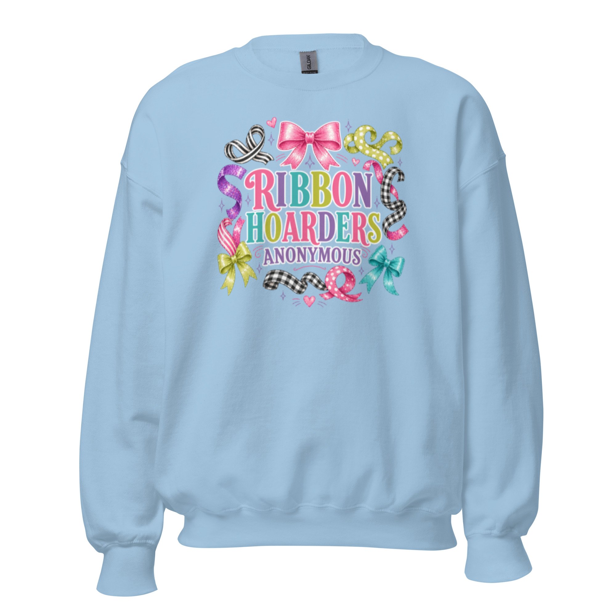 Ribbon Hoarders Anonymous Crewneck Sweatshirt