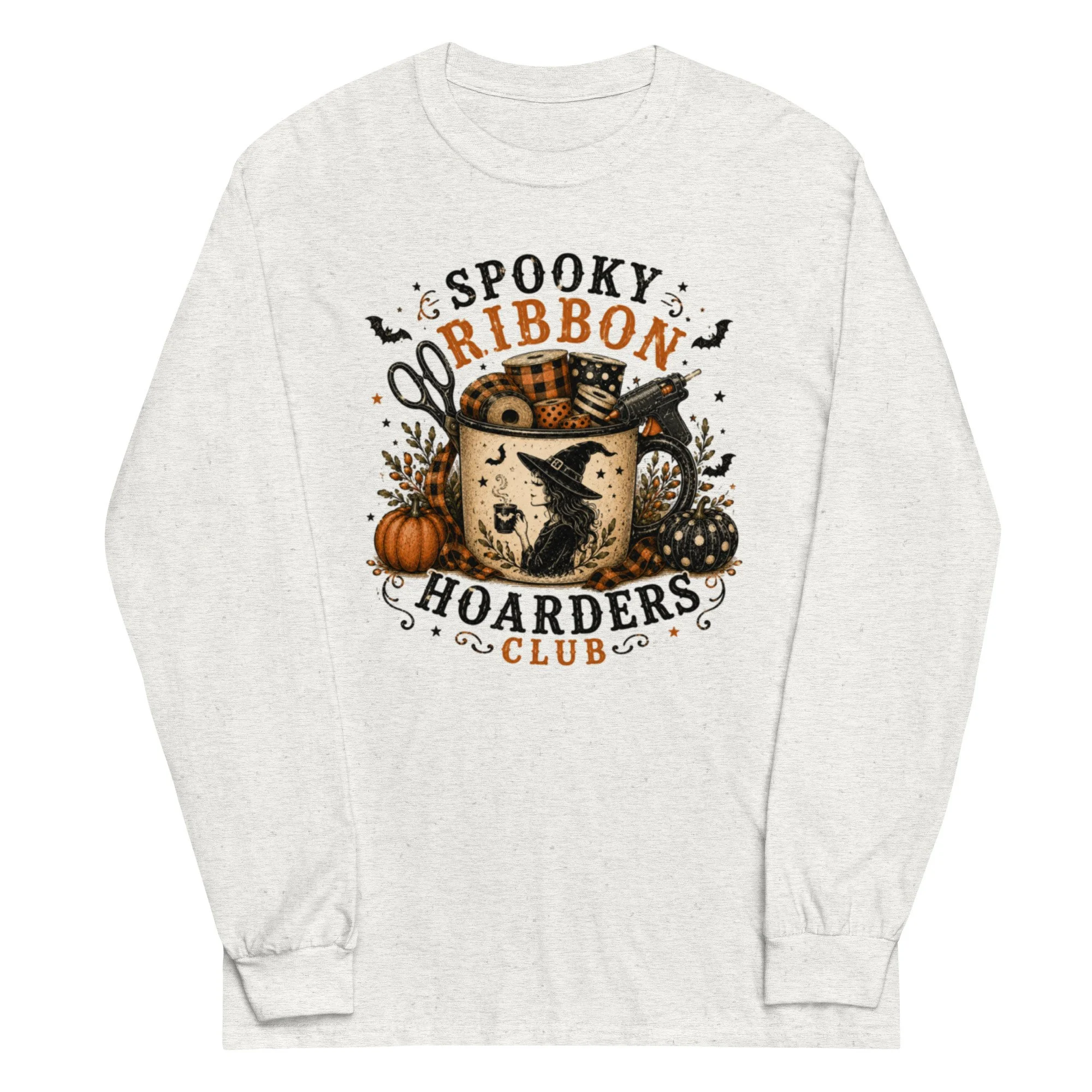 Spooky Ribbon Hoarders Club Long Sleeve Tee